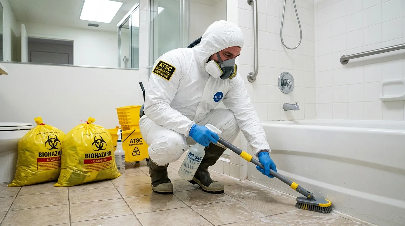 Decontamination equipment deployed for Blood Cleanup in Lake Jackson